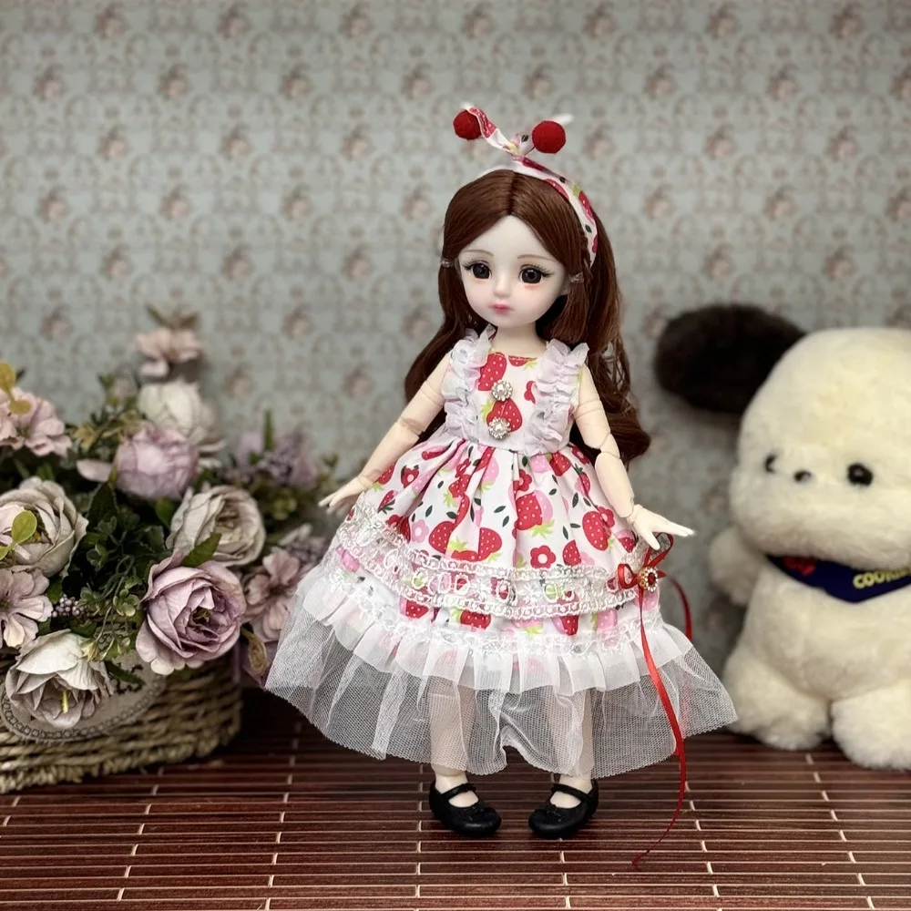 

Кукла-одевалка с одеждой 30 см BJD Doll Dress Up 1/6 BJD Съемные суставы Кукла Красочные съемные шарниры 1/6 Bjd Куклы Детские игрушки