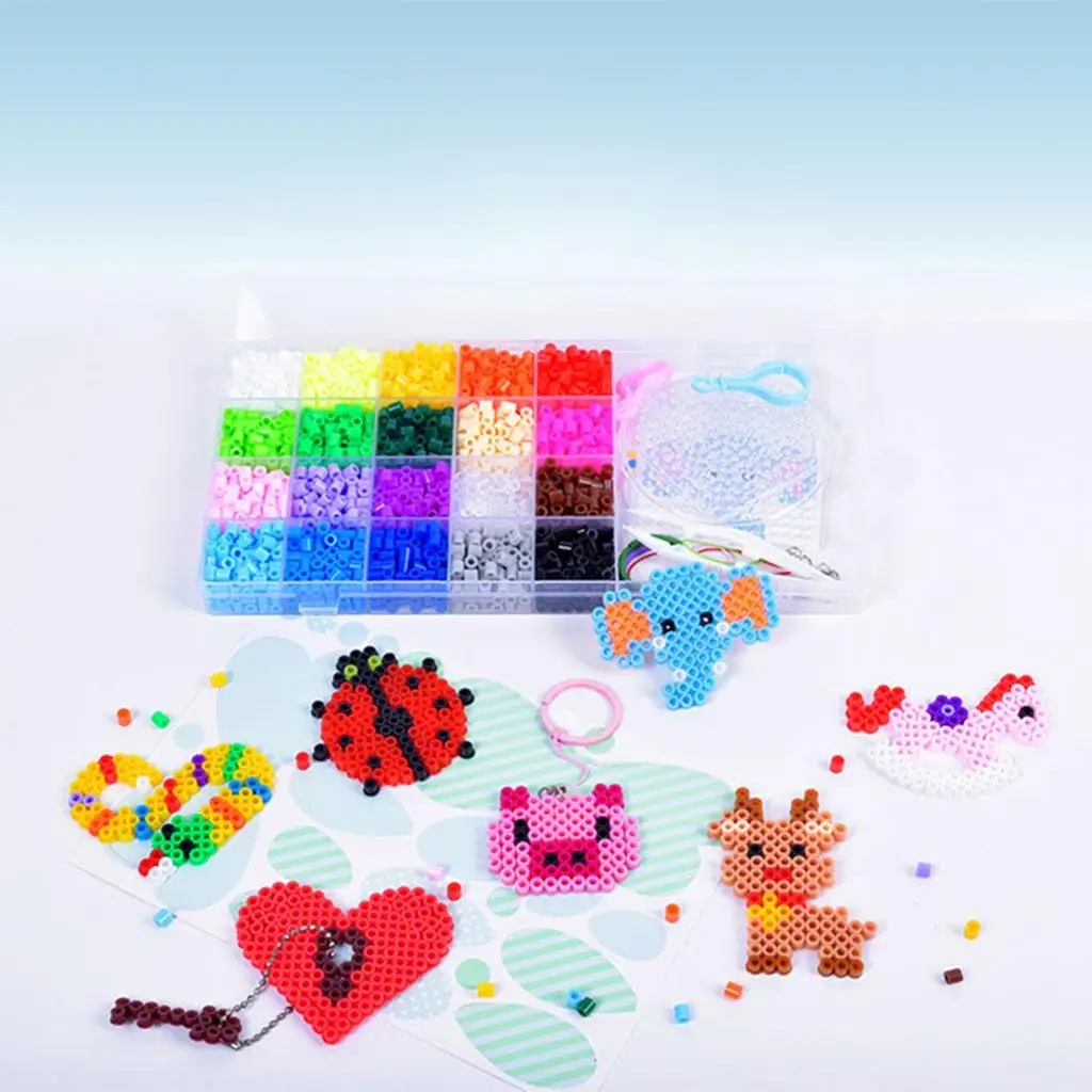 Puzzle Beads Kit, 5mm Beading Kit, Multicolored Kit, Great Supplies for Beads Artist, Birthday Gift