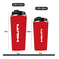 HILTI Insulated Cup Portable 304 Stainless Steel Coffee Cup Office Men's Water Cup New 380ML