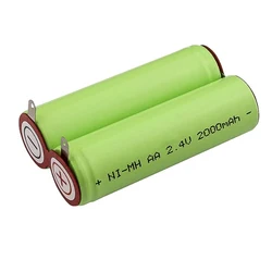 Ni-Mh Rechargeable Shaver Battery Pack AA 2.4V 2000mAh For Norelco Remington Shaver Models aa nimh