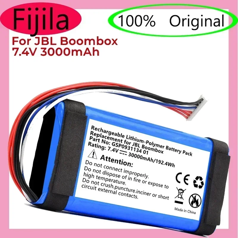 Upgraded 100% Original Brand New 30000mAh GSP0931134 01 Battery For JBL Boombox Player Speaker Tracking Number