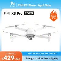 FIMI X8 Pro 2025 drone 1/1.3-inch 48Mp CMOS 4K 60fps 5.0 Roklink 20km range 3-axis Gimbal GPS AI Super Night Video rc Quadcopter