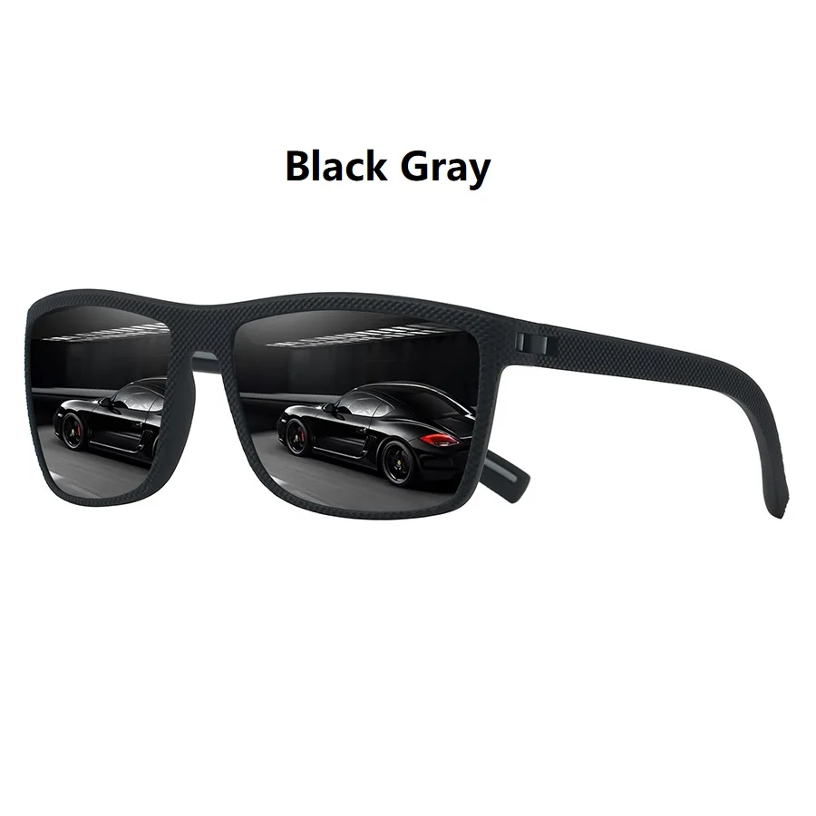 Vintage Quadratische Sonnenbrille Modische Trendige Bunte Fahr- und Bergsteiger-Brille Laufbrille mit Augenschutz – Detail 4