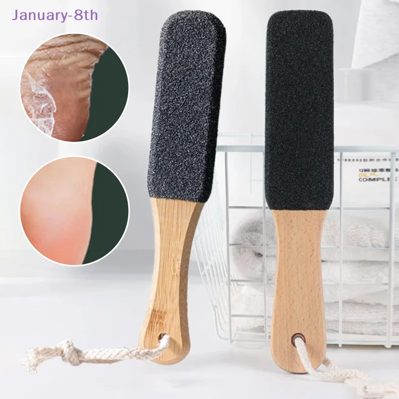 Hard Dead Skin Remove Bamboo Silicon Carbide Foot Rasp File Scrubber Grater Callus Pedicure Tool Exfoliating Tools