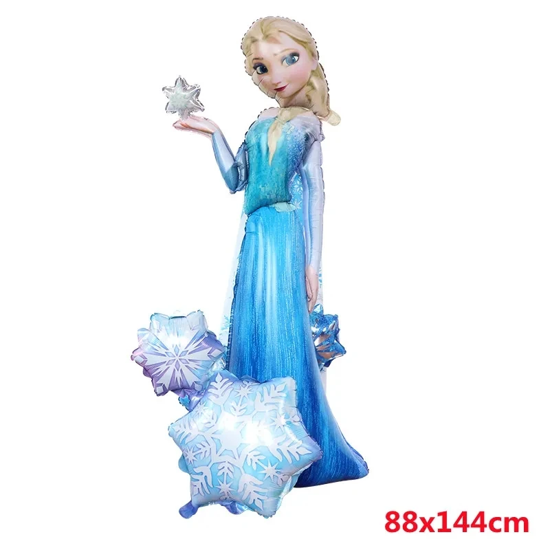 1PC Disney Large 3D Frozen Princess Foil Balloons Birthday Party Decorations Baby Shower Kids Toys Air Globos Girl Gift Supplies