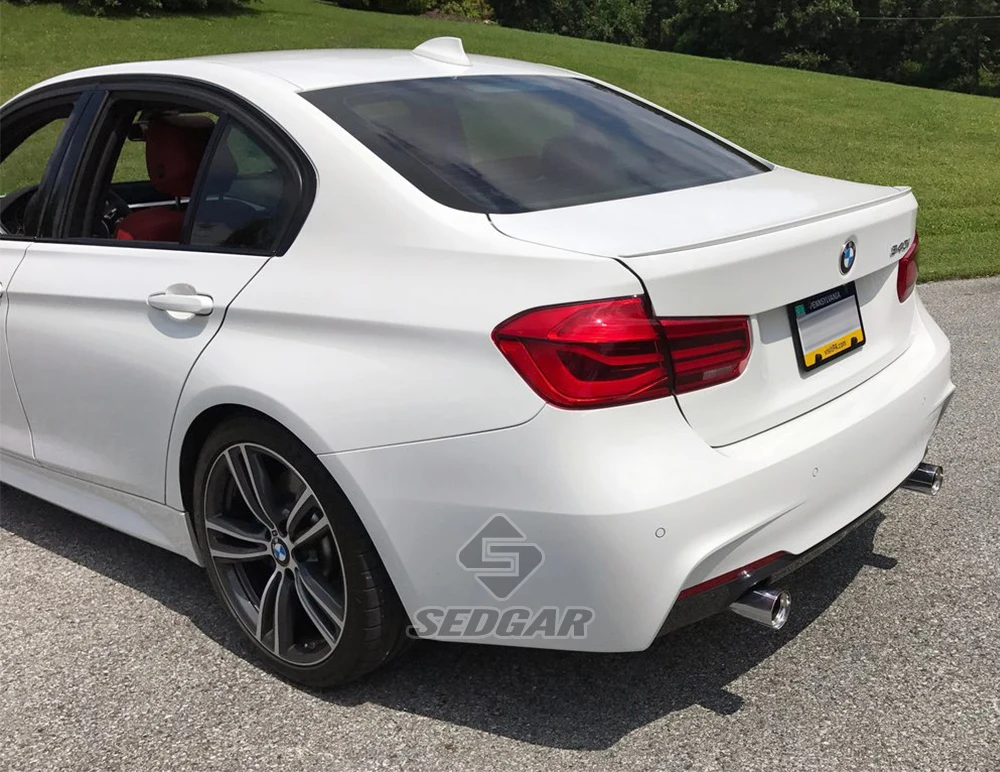 For BMW 3 Series F30 F80 Spoiler 2012-2018 ABS Glossy Black Or Matte Black Rear Trunk Boot Spoiler Wing M3 Style