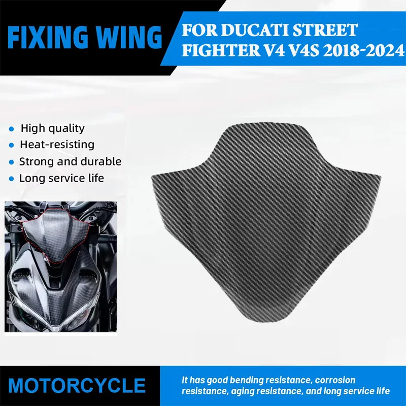 

For DUCATI Street Fighter V4 V4S 2018-2024 Motorcycle Front windshield Deflector Front Spoiler Front Cover Fairing Protection