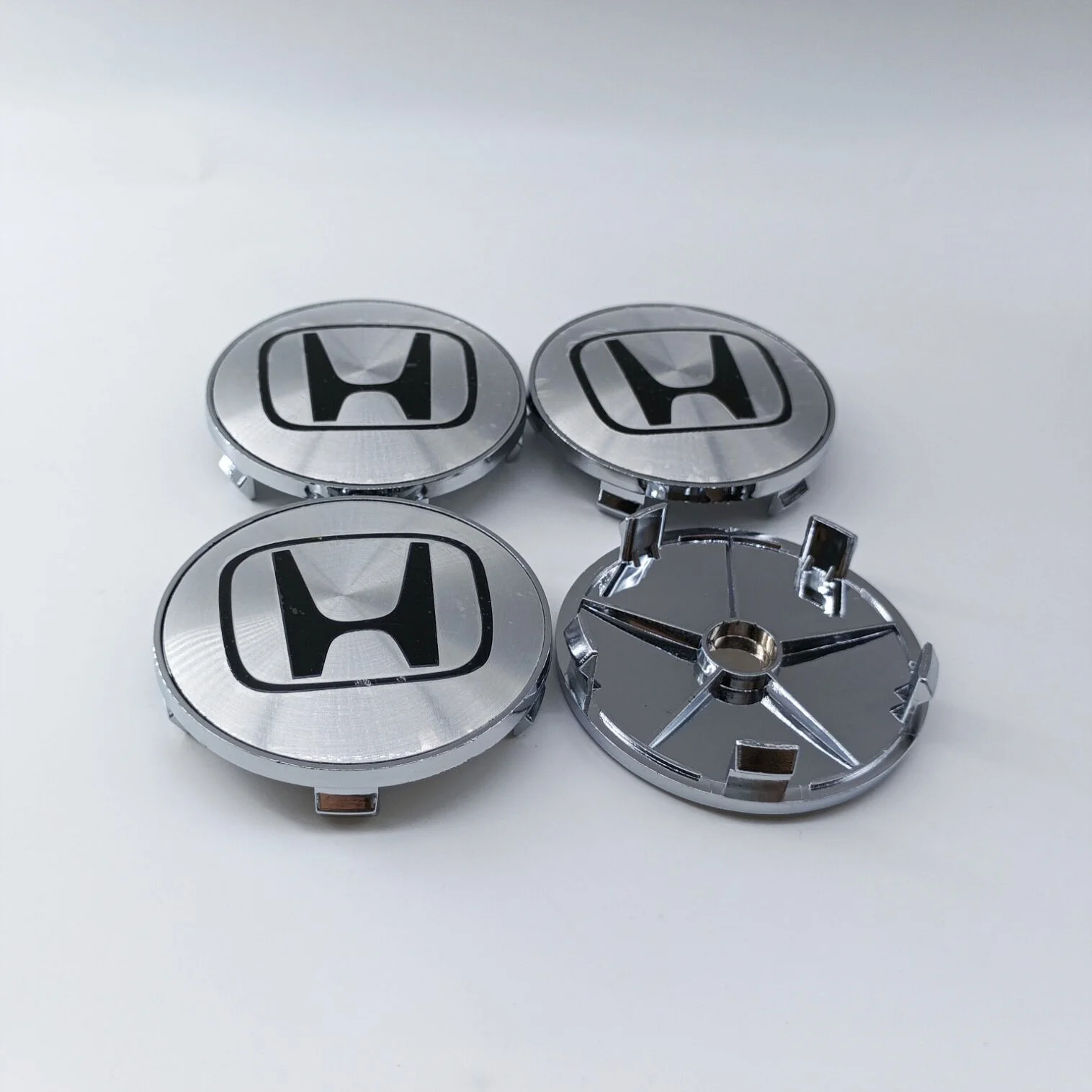 4 قطعة 65 مللي متر 68 مللي متر ل H هوندا موجين الطيار نوع R نوع S انسايت تصفيف السيارة عجلة مركز محور قبعات غطاء استبدال الملحقات #4