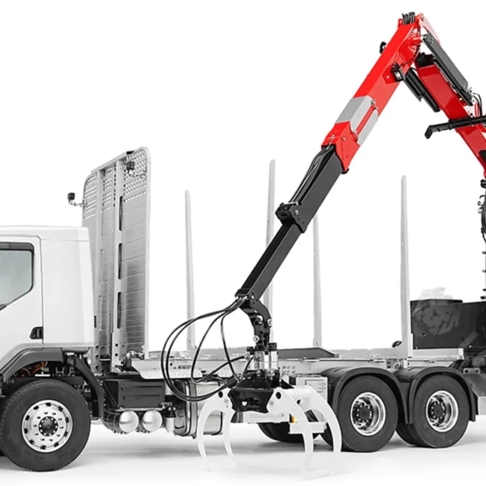 LESU 1/14 6x6 Metal Chassis Hydraulic RC Logging Truck Timber Truck Crane VM FE Cabin Axle Lock Light Sound Remote Control Cars