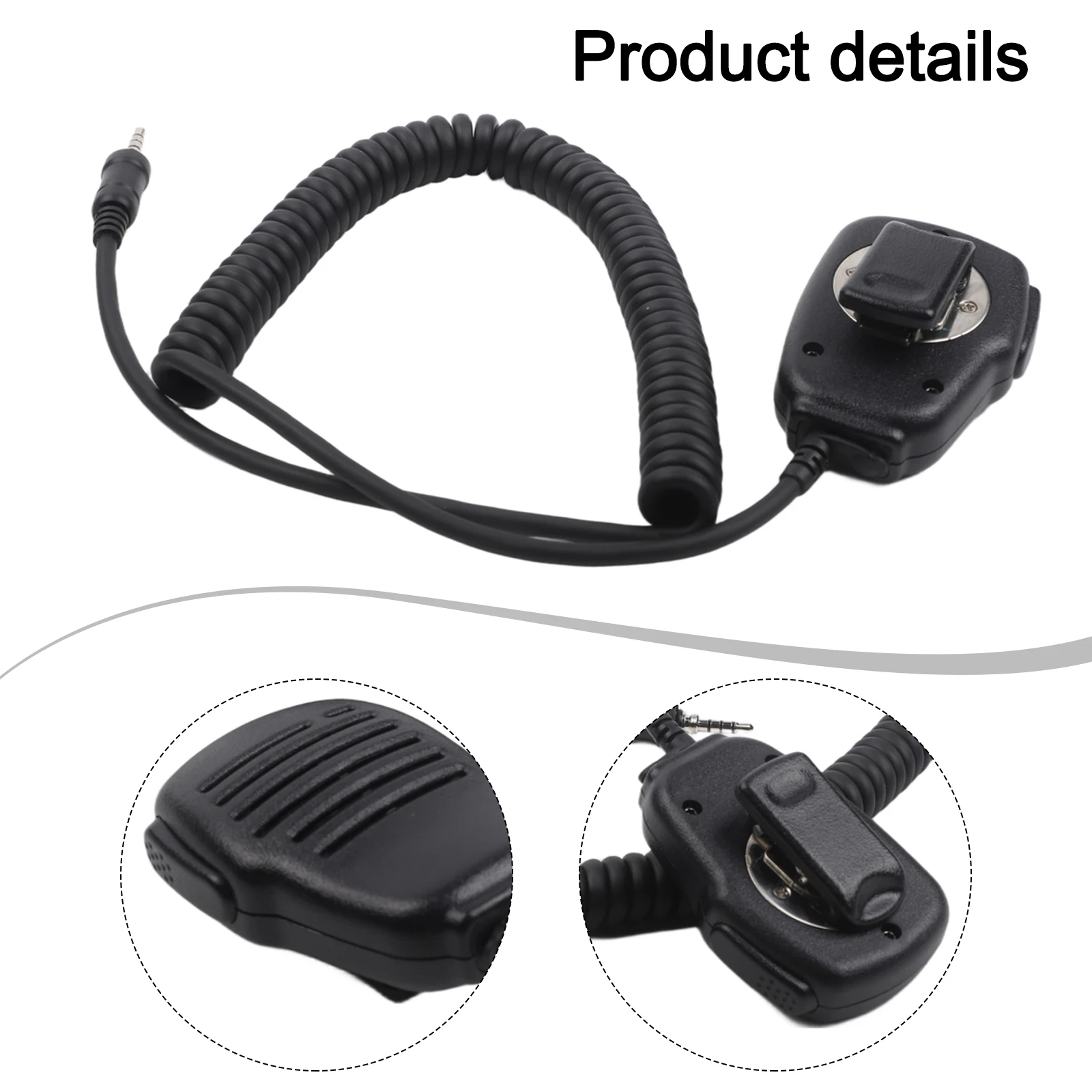 MH-57A4B Speaker Microphone For Yaesu For Vertex VX-6R VX-7R FT-270 VX-170 For Walkie For  Talkie Radio Ham Communication view 2