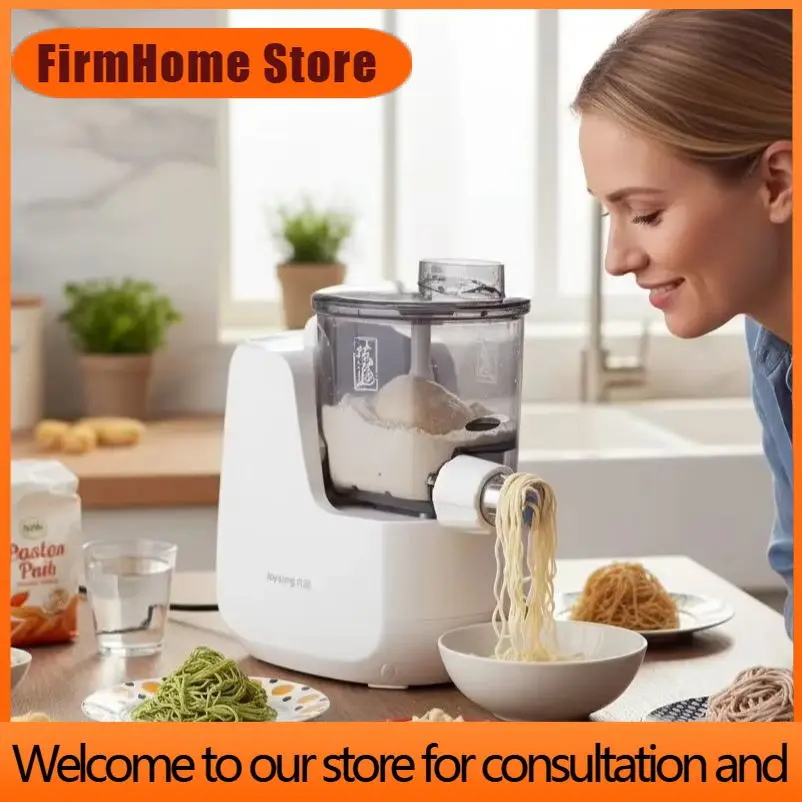 FirmHome StoreHousehold Fully Automatic Electric Noodle Machine Small Press Intelligent Dumpling Skin Maker All-in-One Kitchen A