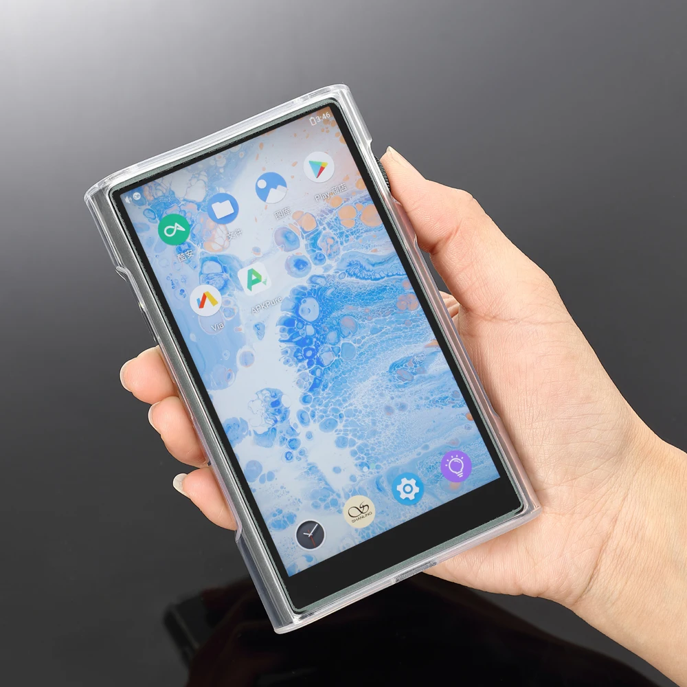 لينة TPU واضح واقية قذيفة حالة ل SHANLING M6 جدا الموسيقى لاعب الجلد غطاء كامل