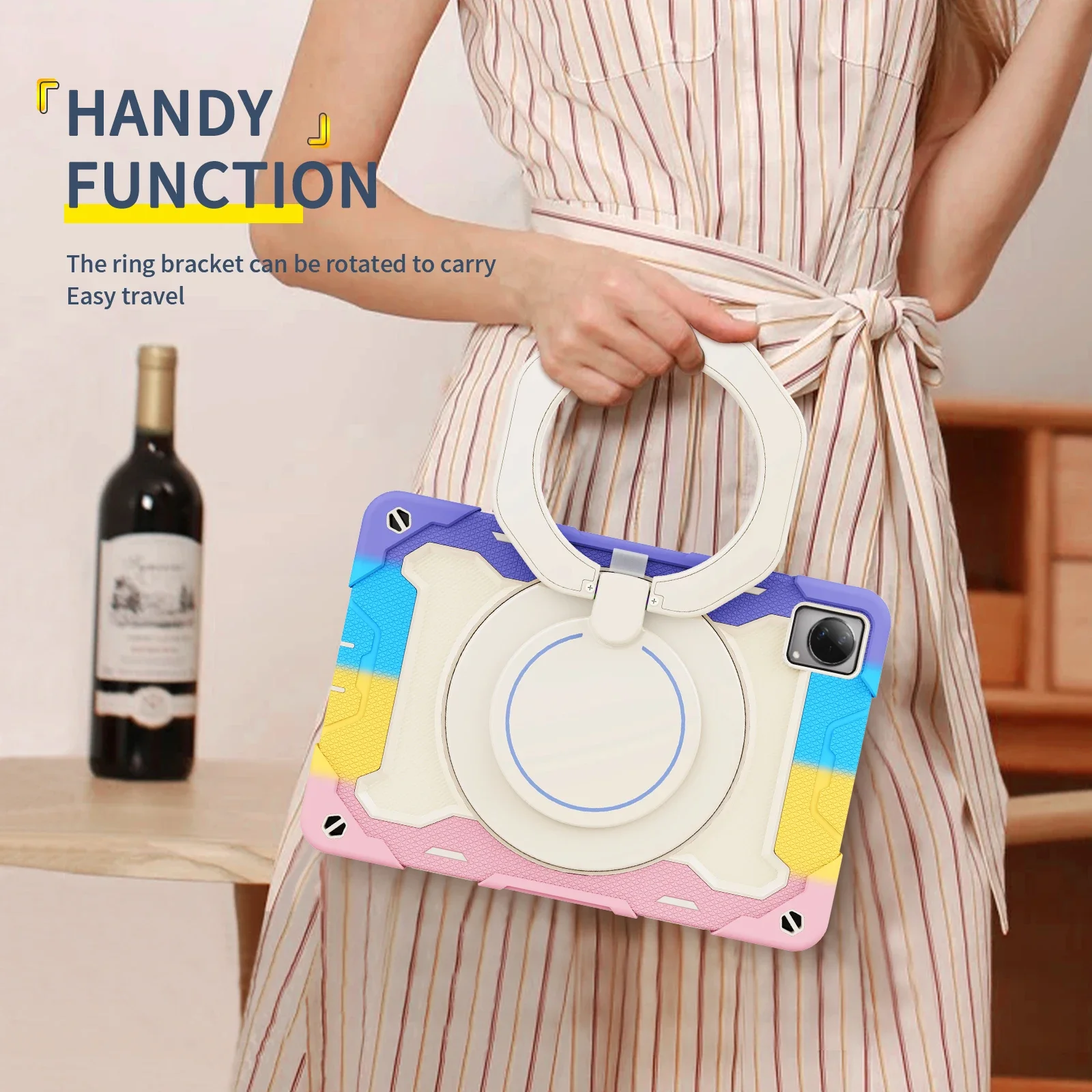 حافظة Coque For vivo Pad 11 مقاومة للصدمات ومتينة ودرع Fundas Kids EVA بمقبض آمن وغطاء لوحي #3