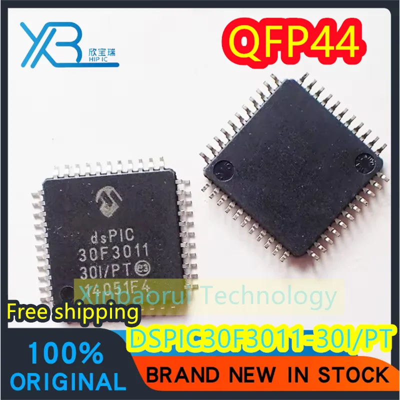 

(4/20pieces) DSPIC30F3011-30I/PT DSPIC30F3011 microcontroller QFP-44 new original electronics spot Free shipping