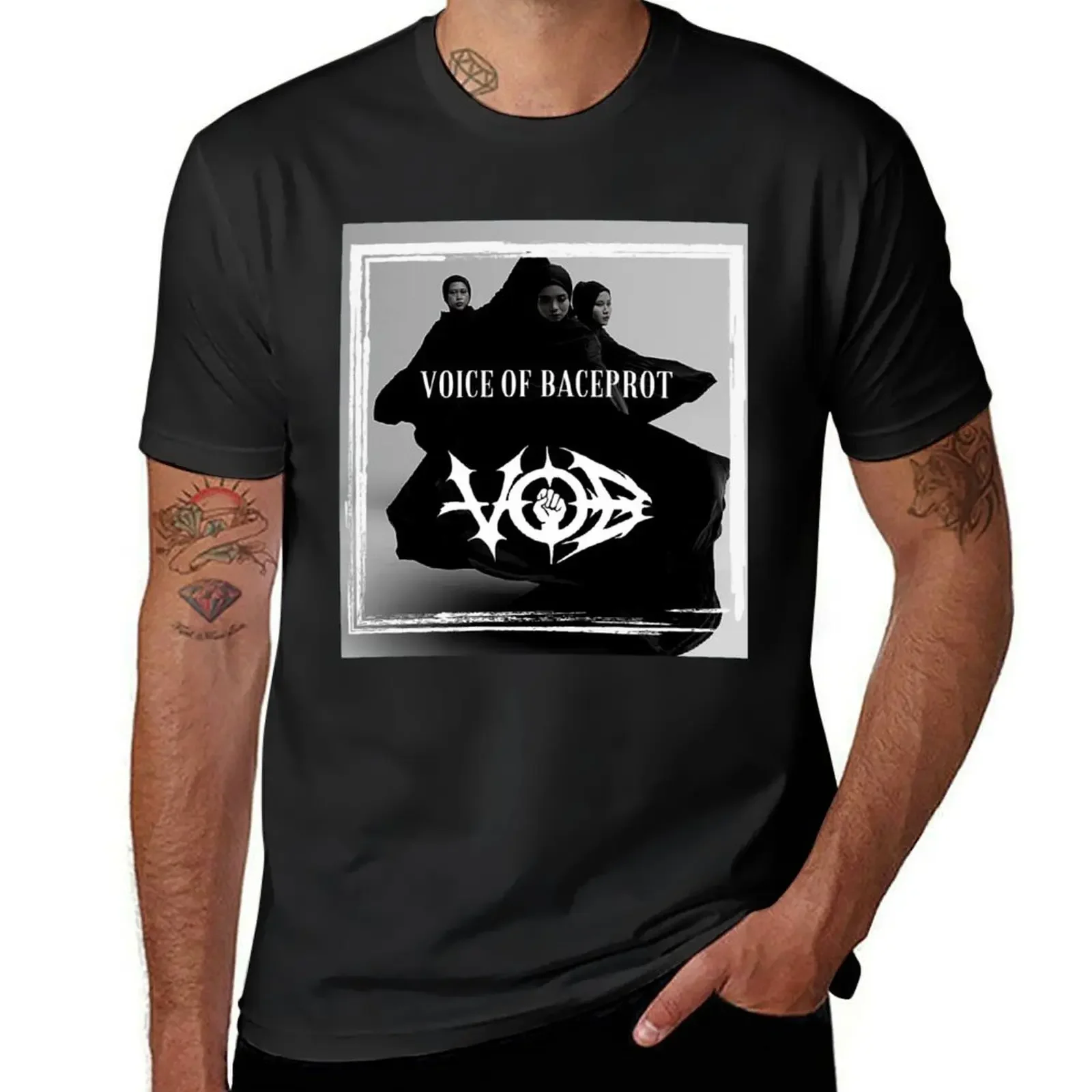 VOB Voice Of Baceprot Active T-Shirt blanks cheap stuff t shirts for men graphic