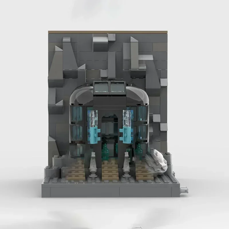 Modello di film popolare Moc Building Block Ambiente ecologico Museo di biologia Modello di visualizzazione Tecnologia Regali Giocattoli di assemblaggio fai-da-te