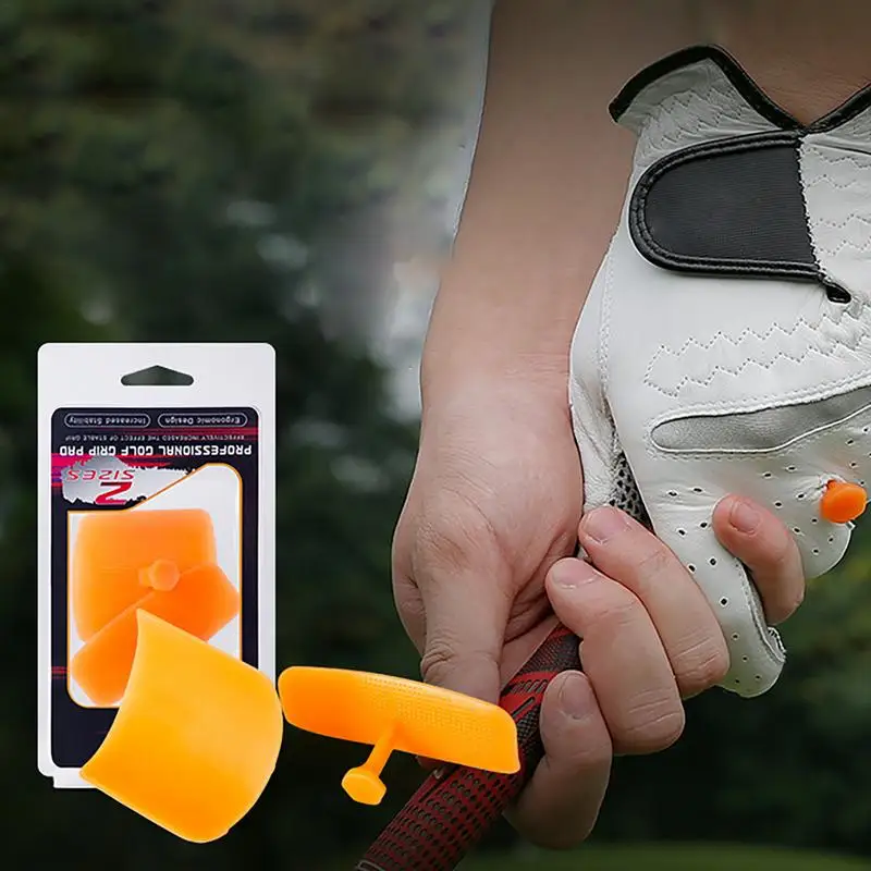 

Golf Club Swing Grip Pad Silicone Non-Slip Golf Swing Trainer 2X Golf Grip Trainer Grip Strength Aid Boost Your Confidence