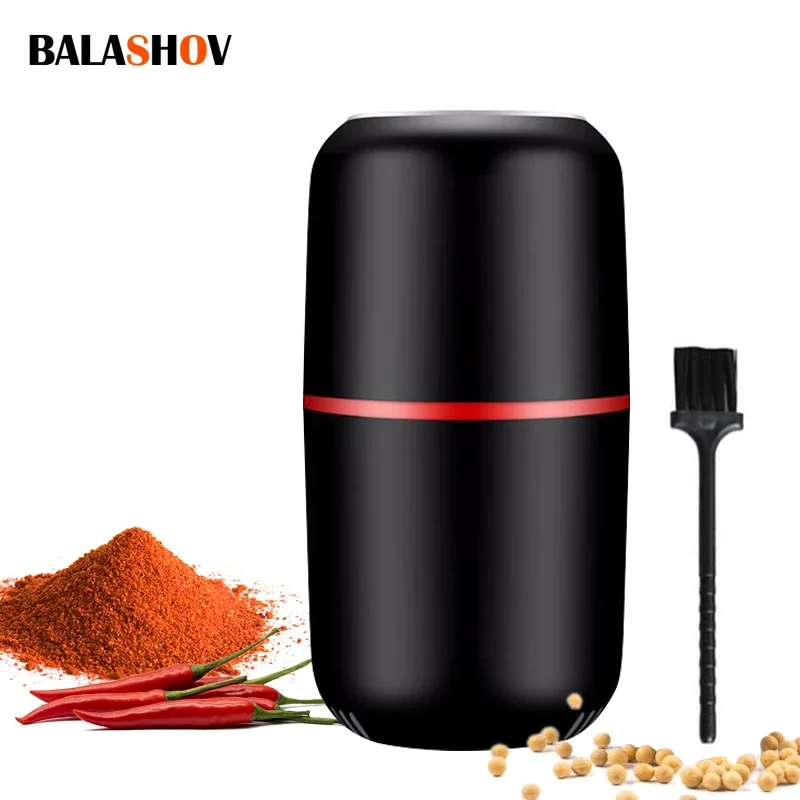 

Electric Coffee Grinder Mini Kitchen Beans Spices Nut Seed Coffee Bean Grind Mill Herb Nut Salt Pepper Grinder 100g Capacity