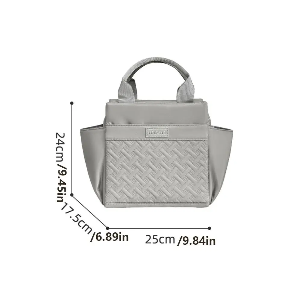 Lancheira isolada multifuncional de grande capacidade, térmica, à prova d'água, para piquenique, portátil, reutilizável, refrigerador de alimentos, viagem