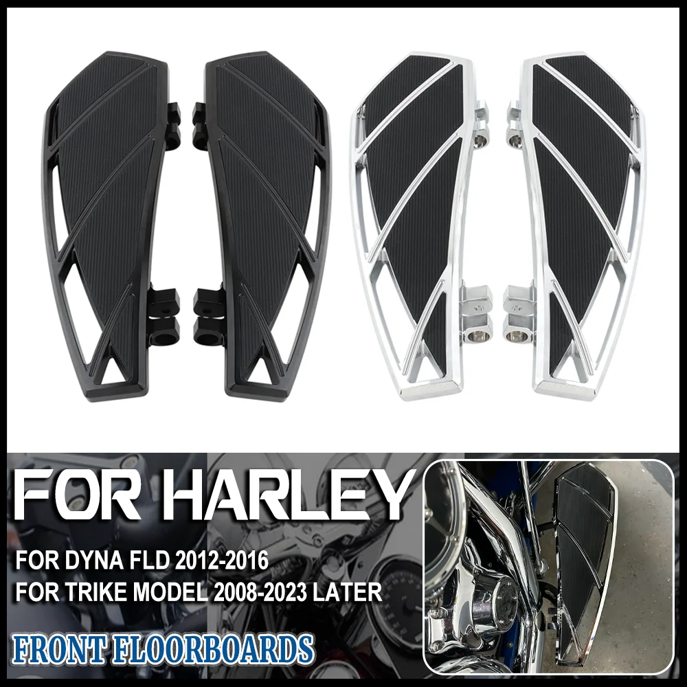 ألواح الأرضية الأمامية مسند القدم بدواسة القدم أو Harley Touring 1986-2023 Road King Street Glide 86-2017 Softail FL 12-2016 Dyna FLD