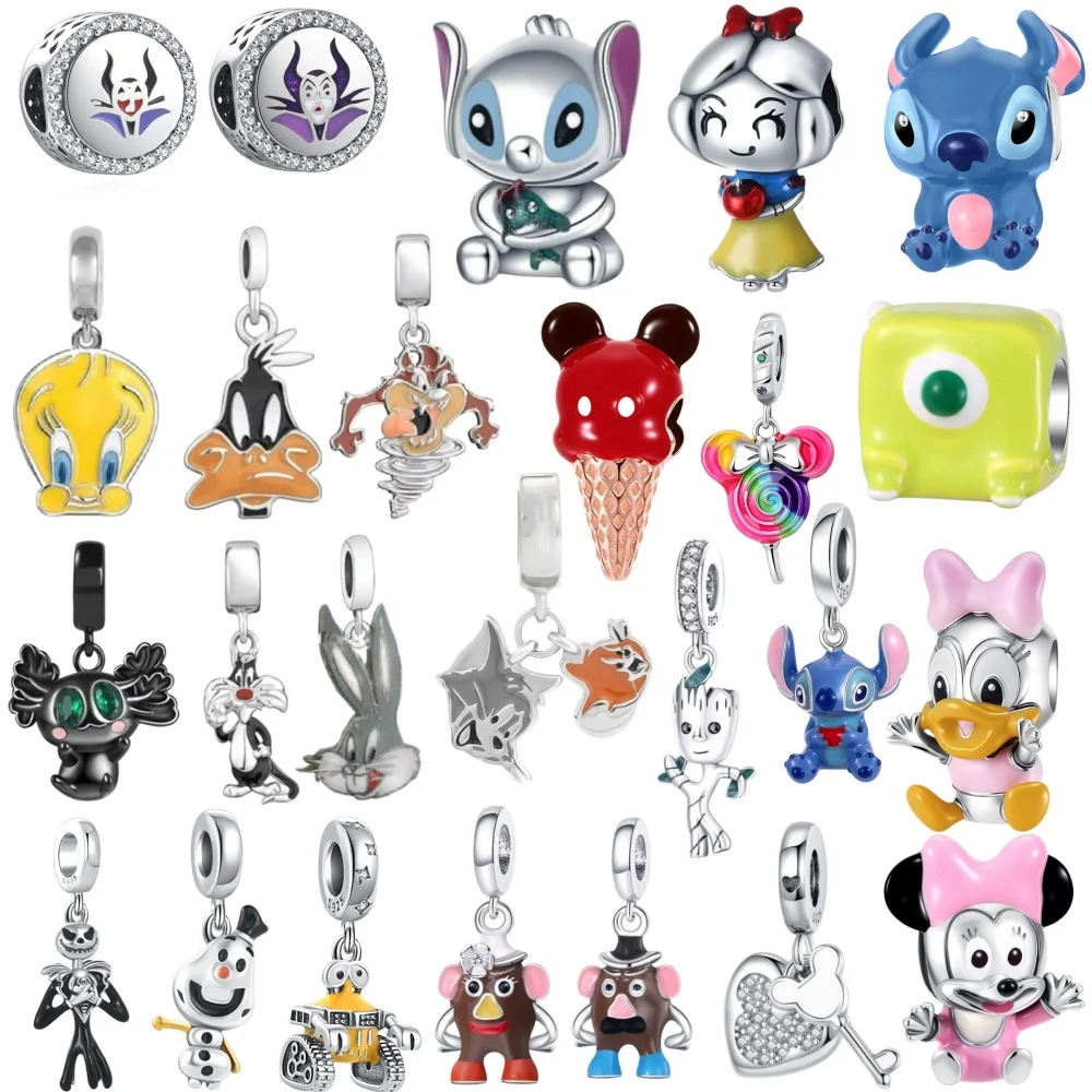 

Новинка 2026 года: Изысканные ювелирные украшения из серебра 925 пробы — подвески в виде мороженого, кошки, утки, а также бусины-принцессы, подходящие для оригинальных браслетов и аксессуаров для самостоятельного изготовления украшений.