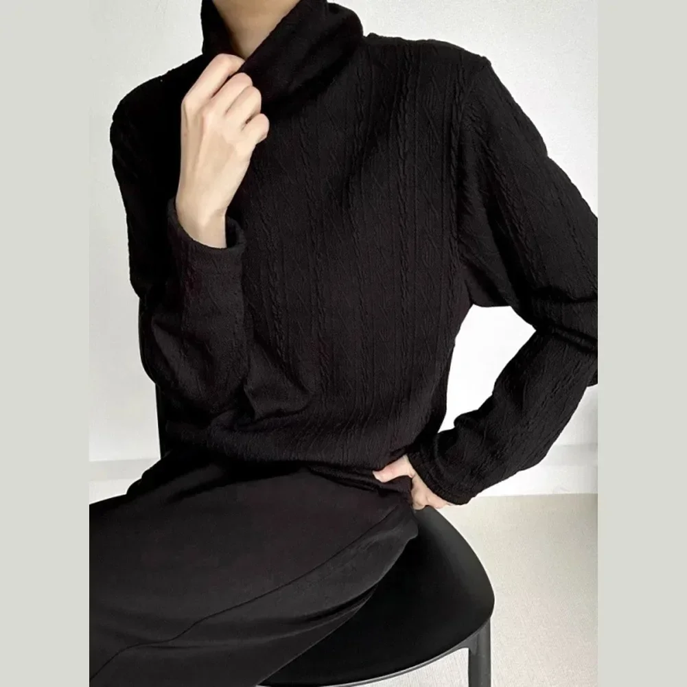 

Casual Inner Wear Long Sleeves T-Shirt Everyday Use Casual Outing XL Slight Stretch Long Sleeve T-shirt Casual
