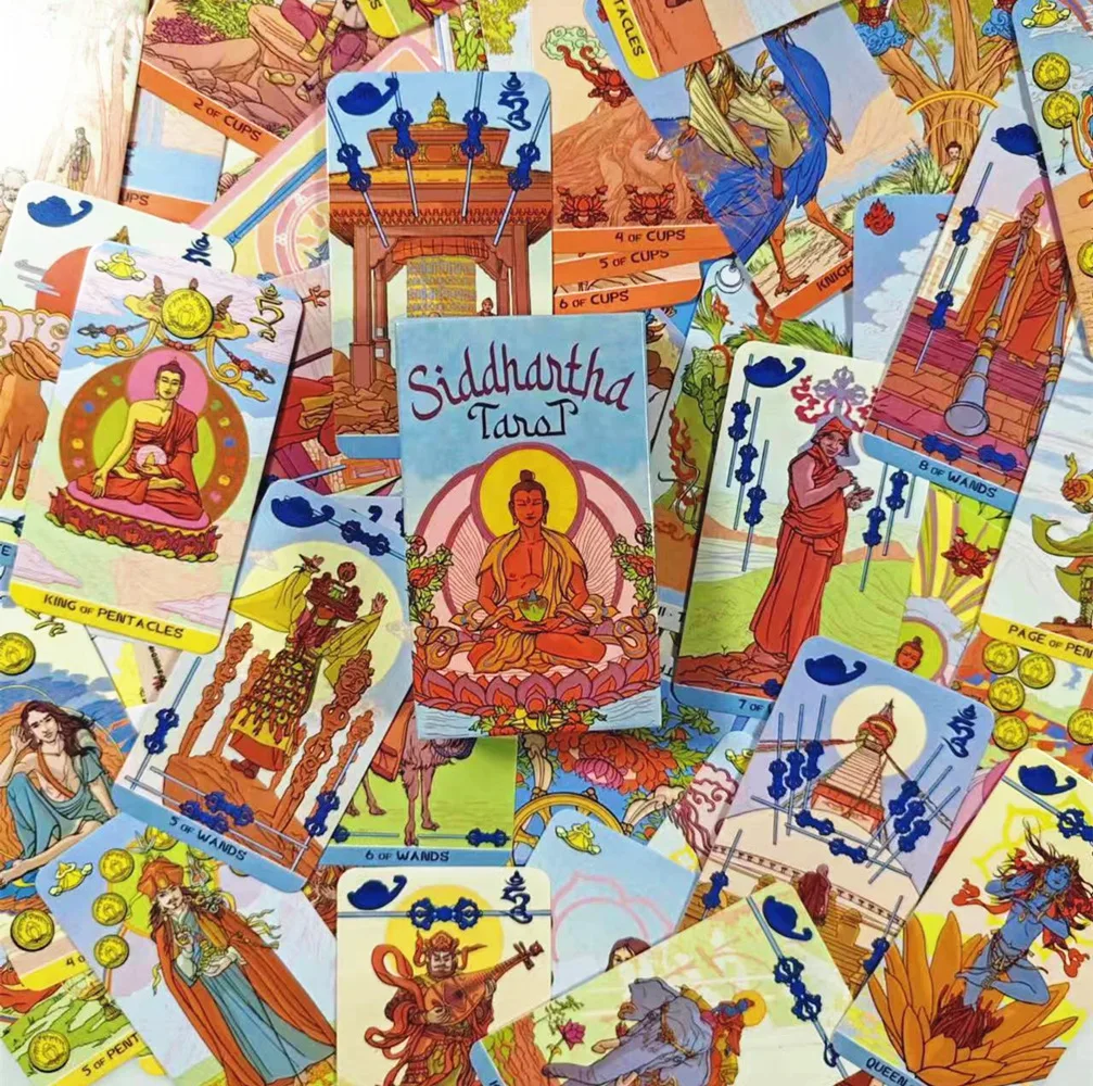 Siddhartha Tarot cards Leisure Party Table Game High Quality Fortune-telling Prophecy Tarot Deck With PDF Guidebook