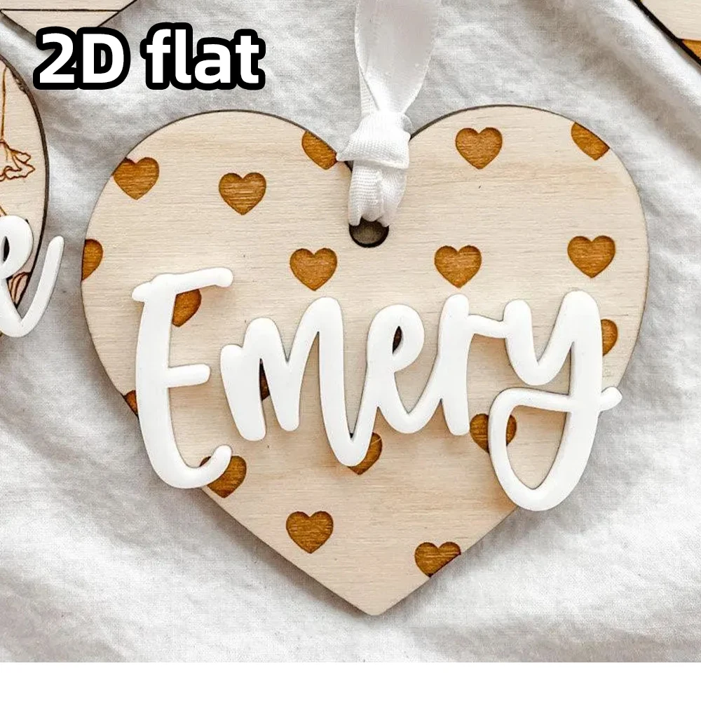 Etiqueta de nombre de cesta del Día de San Valentín, etiqueta de nombre de corazón personalizada, etiqueta de regalo de San Valentín personalizada para niños, 1 ud.