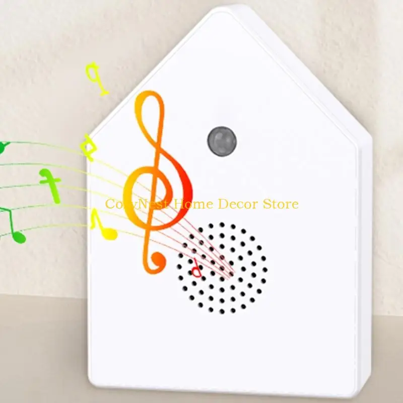 92MF Bird Chirping Sound Box Nature Sound Box with Motion Sensors Singing Bird Speaker for Bedroom Living Room Yoga Relaxing