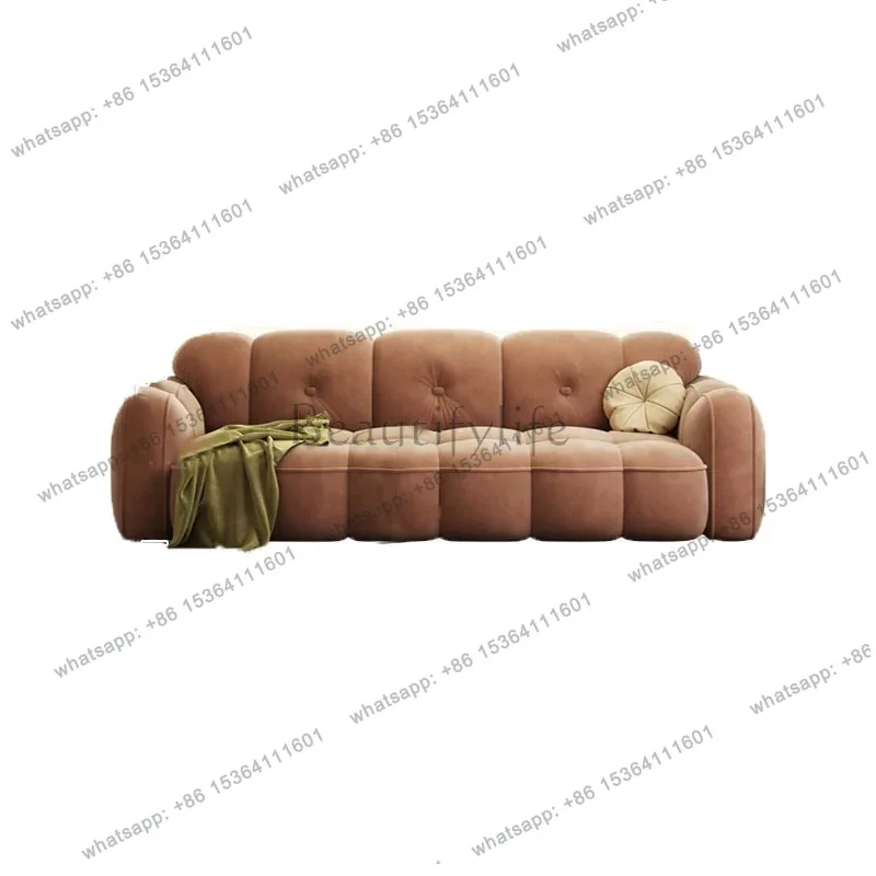 Marshmallow Cloud Single Fabric Sofa Simple Compression Sofa Bed Customization