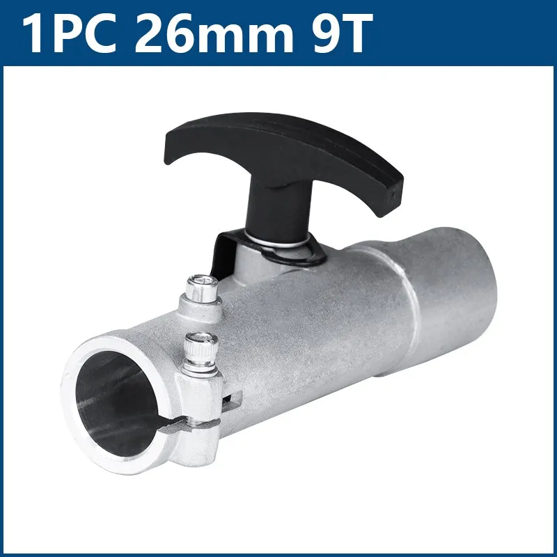 Cmcp 26/28mm Grass ch neider 9 Zähne Wellen verbinder Verbindungs klemme passend für Rasenmäher Benzin bürstens ch neider Ersatzteile