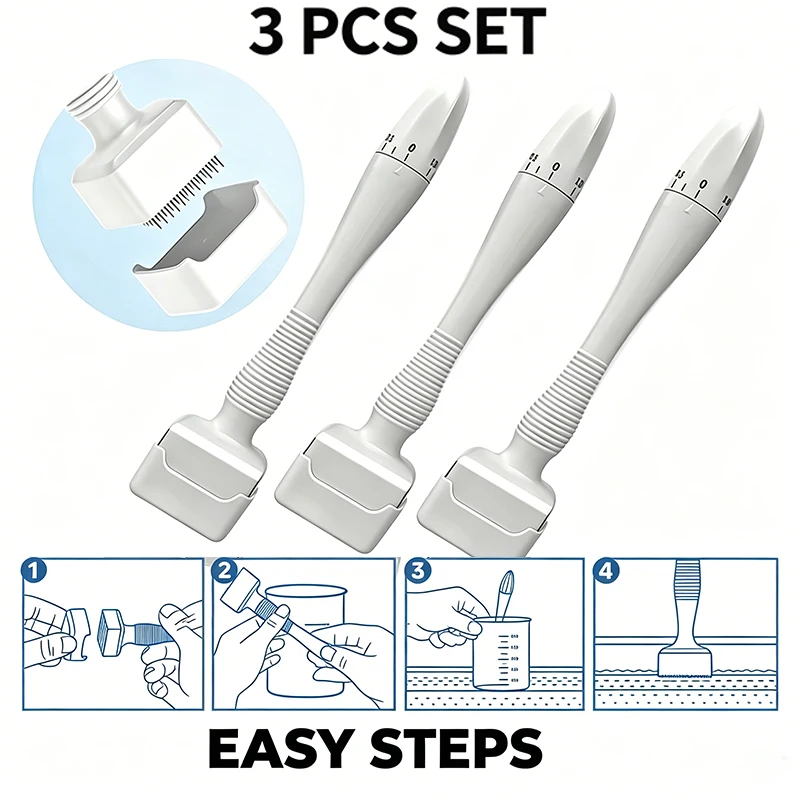 

3Pcs Professional Derma Stamp Roller Adjust Micro Needle 140A Dermastamp Microneedle 0.25MM