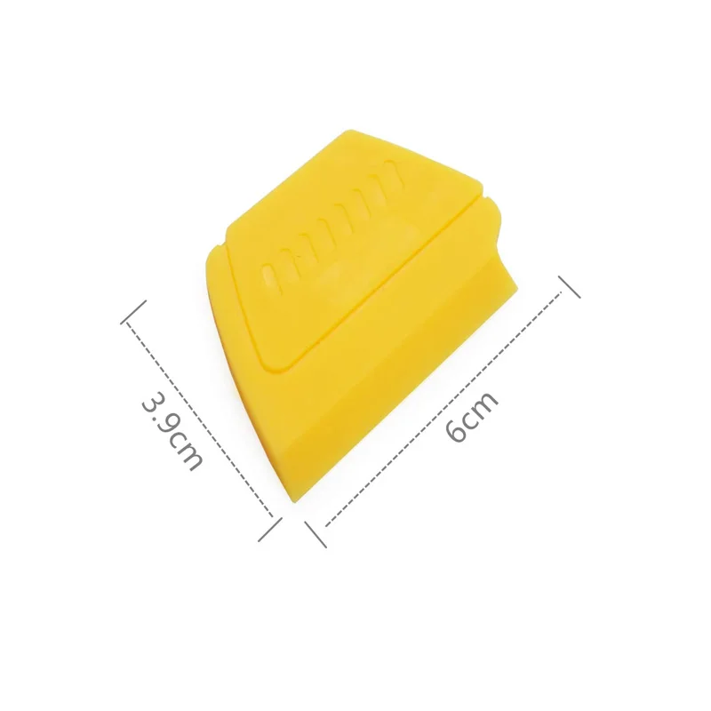 NeoWrap Yellow Fine-Edge Detailer Hand Tool for Vinyl Wraps & Decals Squeegee Applicator 2 Inch Contour Miniature Sealer Scraper