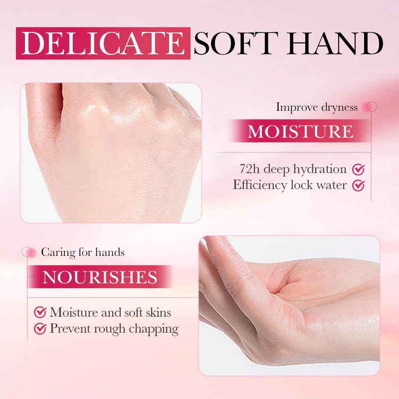 BIOAQUA دونات كريم اليد ترطيب مغذي مكافحة الشيخوخة المضادة للتجاعيد كريمات تبييض الأيدي منتجات العناية بالبشرة