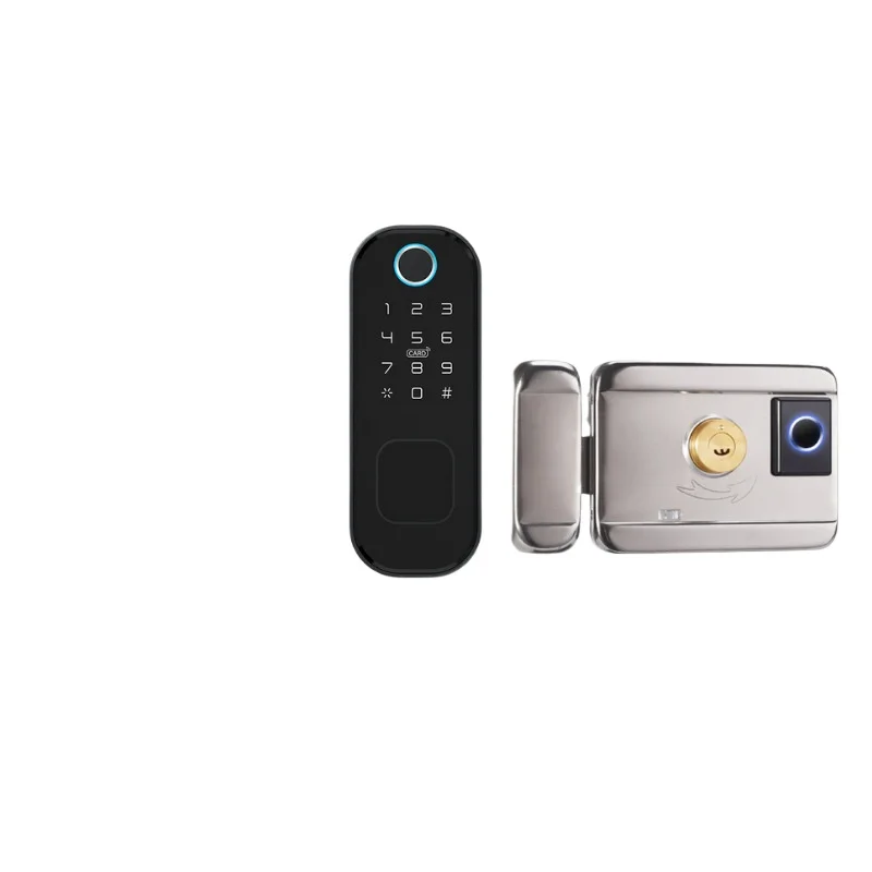 

Smart Dual-Sided Fingerprint Door Lock for Exterior Iron Doors Electronic Lock for Smart Home Security Access Control for