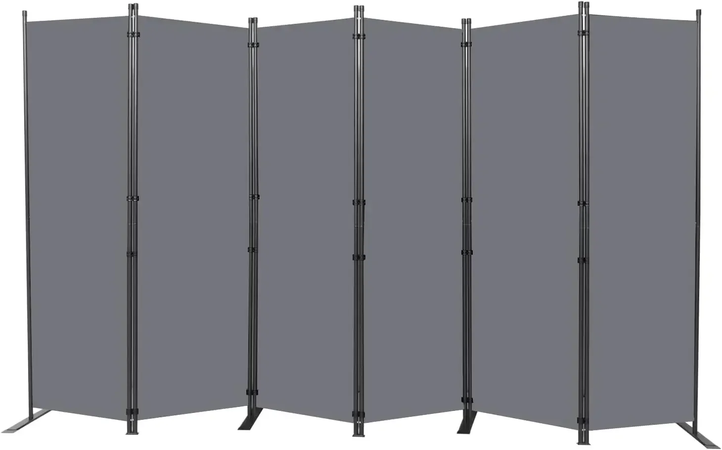 

Room Divider 6FT Portable Room Dividers and Folding Privacy Screens, 132'' W Fabric Divider for Room Separation, 6 Panel Partiti