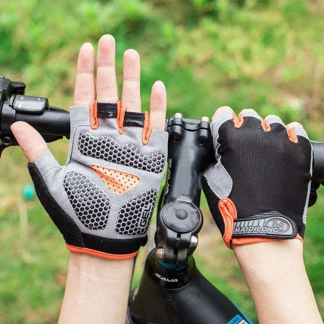 Męskie rękawiczki rowerowe Rękawiczki gimnastyczne z półpalcami Damskie rękawiczki Oddychające rękawiczki antypoślizgowe Fitness Sportowe rękawiczki treningowe