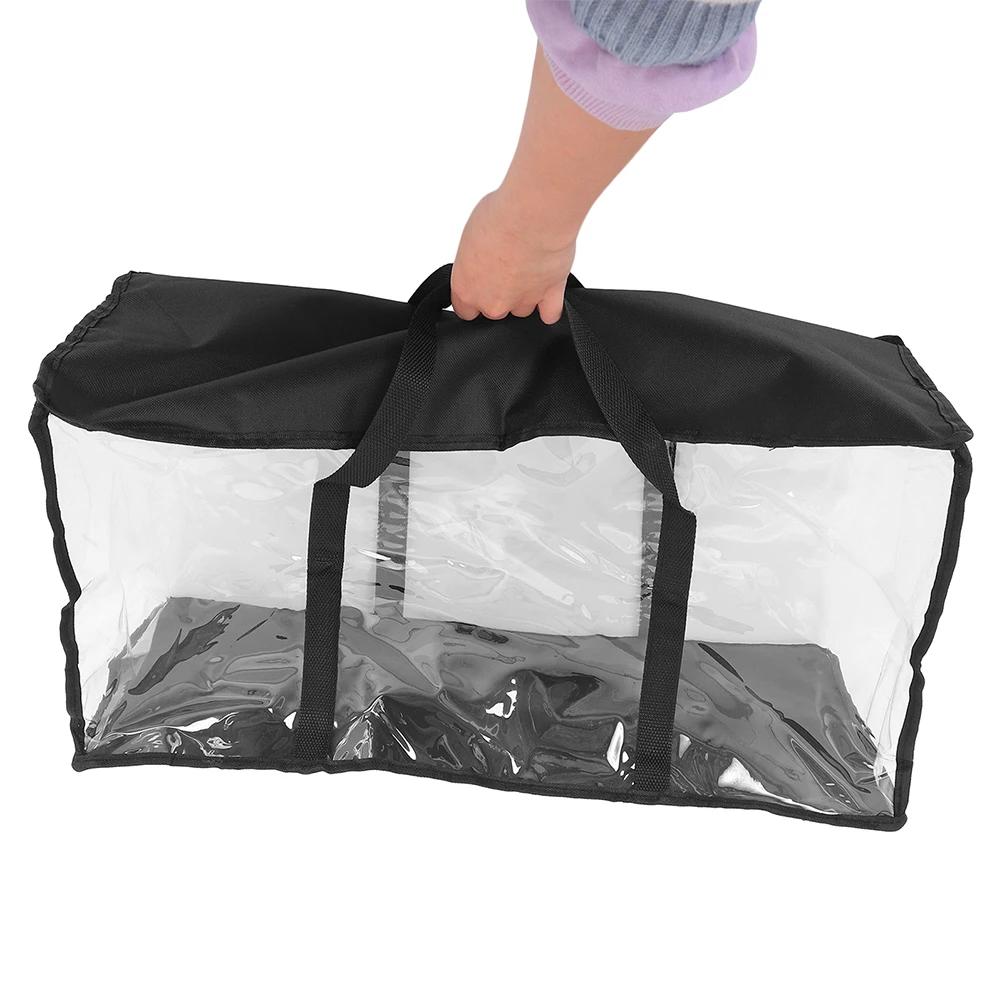 

2 Pcs Transparent Waterproof Storage Bag Traveling Accessories Clear Book File Pouch