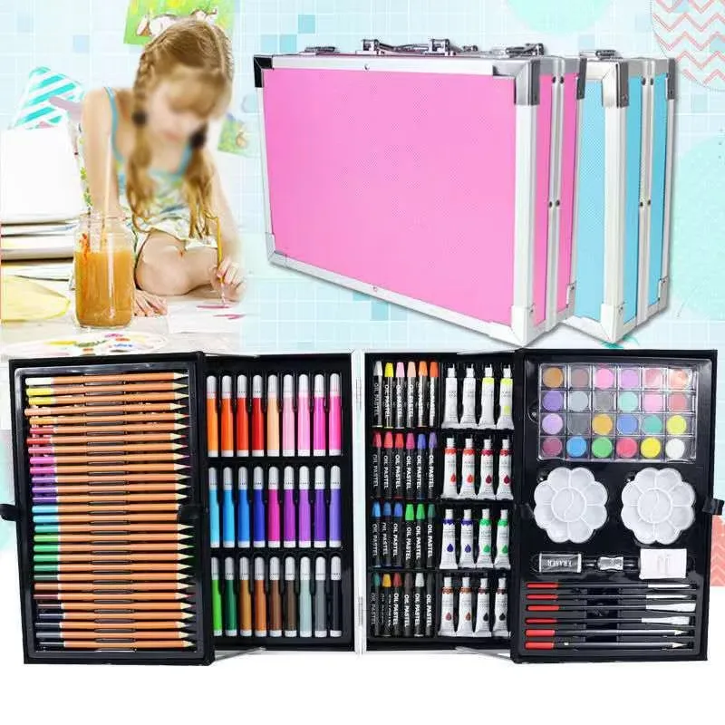 Children's painting pen gift set watercolor crayon color lead oil painting stick elementary school painting art tools complete