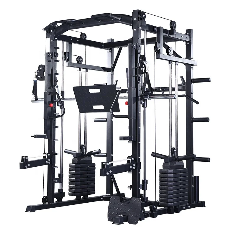 

Smith Machine Comprehensive Training , Commercial Fitness Equipment, Squat And Push, Multi-functional Integrated Gantry