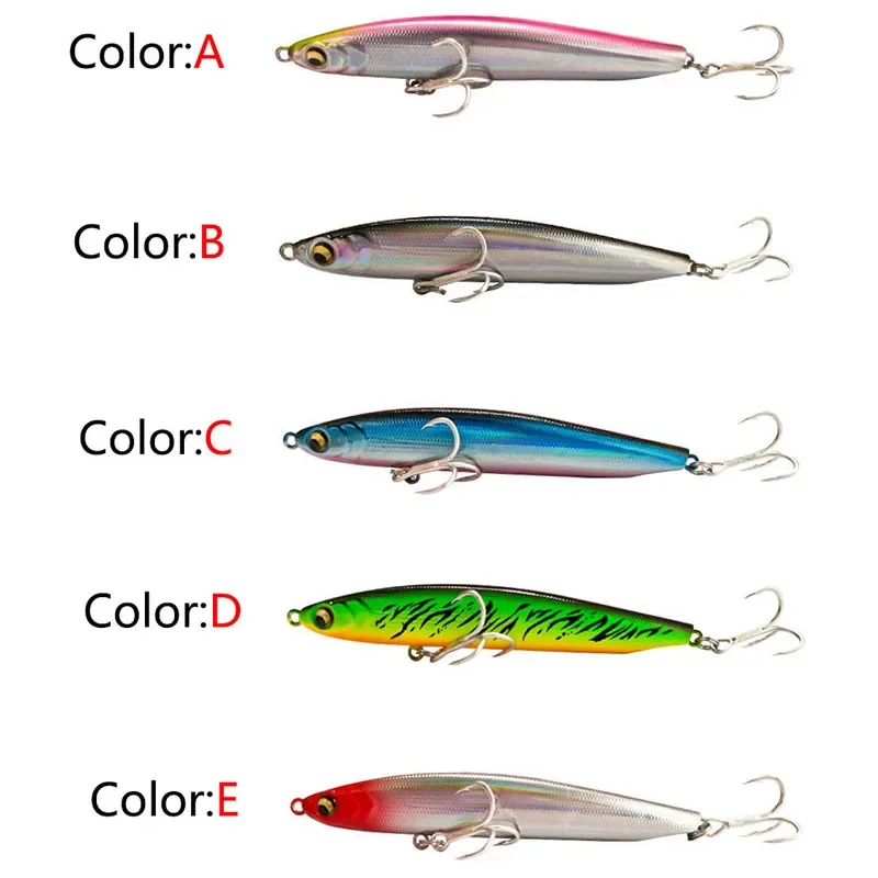 High Quality 1pcs Thrill Stick Fishing Lure 12.5/17.5g Sinking Pencil Long casting Shad Minnow Artificial Bait Pike Lures