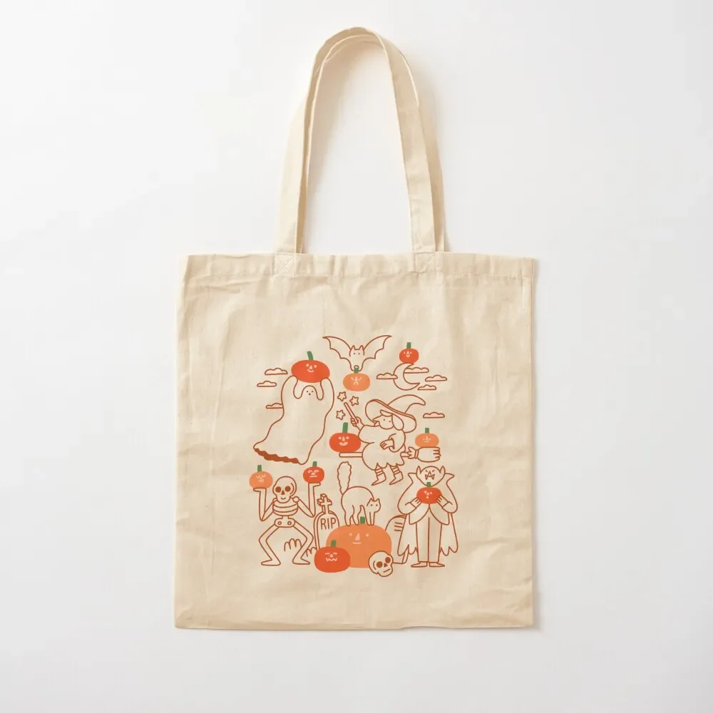 Pumpkin Party Tote Bag bag luxury women Shopping bags shopping cart bags tote bags aesthetic