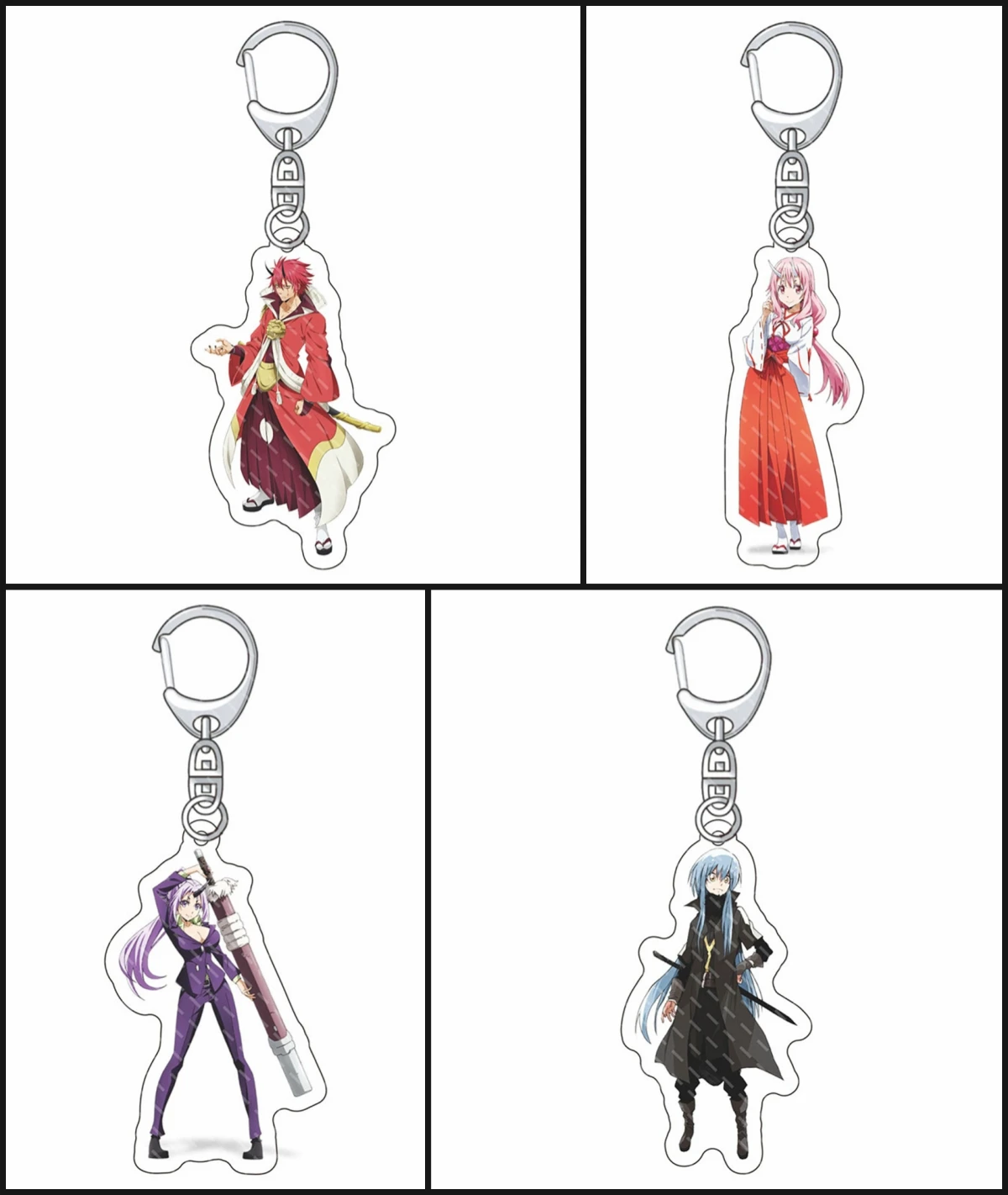 

Anime That Time I Got Reincarnated as a Slime Keychain Cute Rimuru Tempest Figures Bag Pendant Car Key Chain Accessories Jewelry