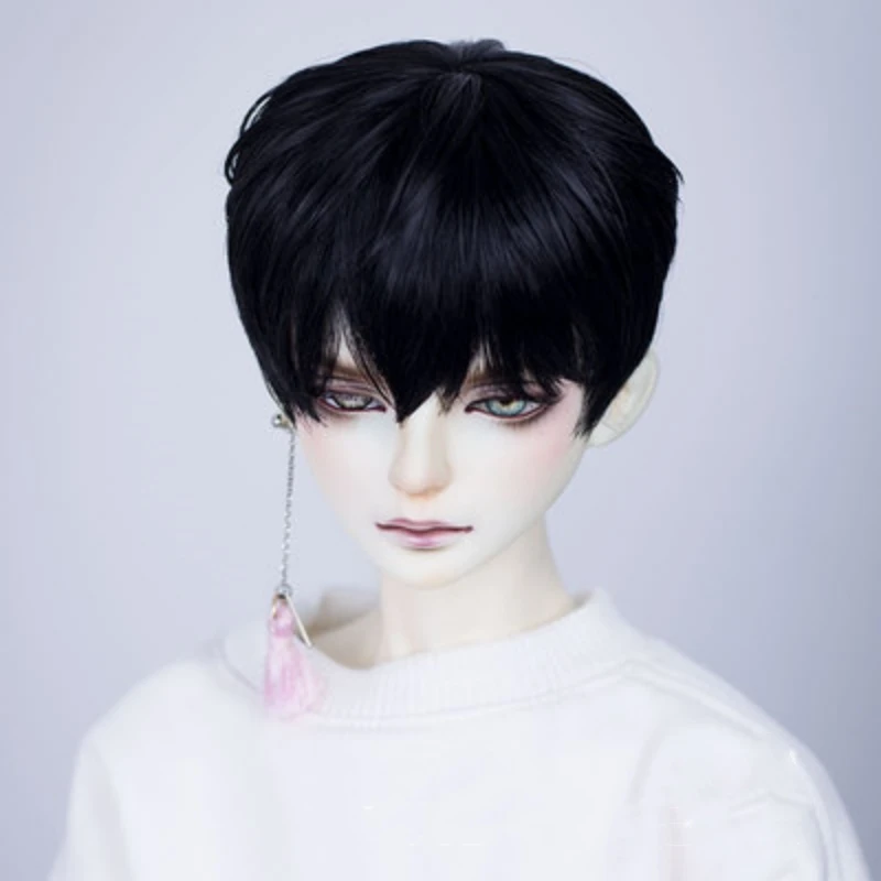 

BJD doll wig is suitable for baby accessories such as 1/3 1/41/6SD uncle baby fresh meat dull tall silk aoki brown and red brown