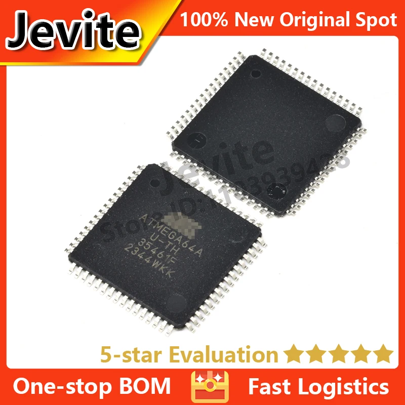 

Jevite 100% New Original electronics Controller IC 10-50 units/lote ATMEGA64A ATMEGA64A-AU TQFP-64 8-bit MCU