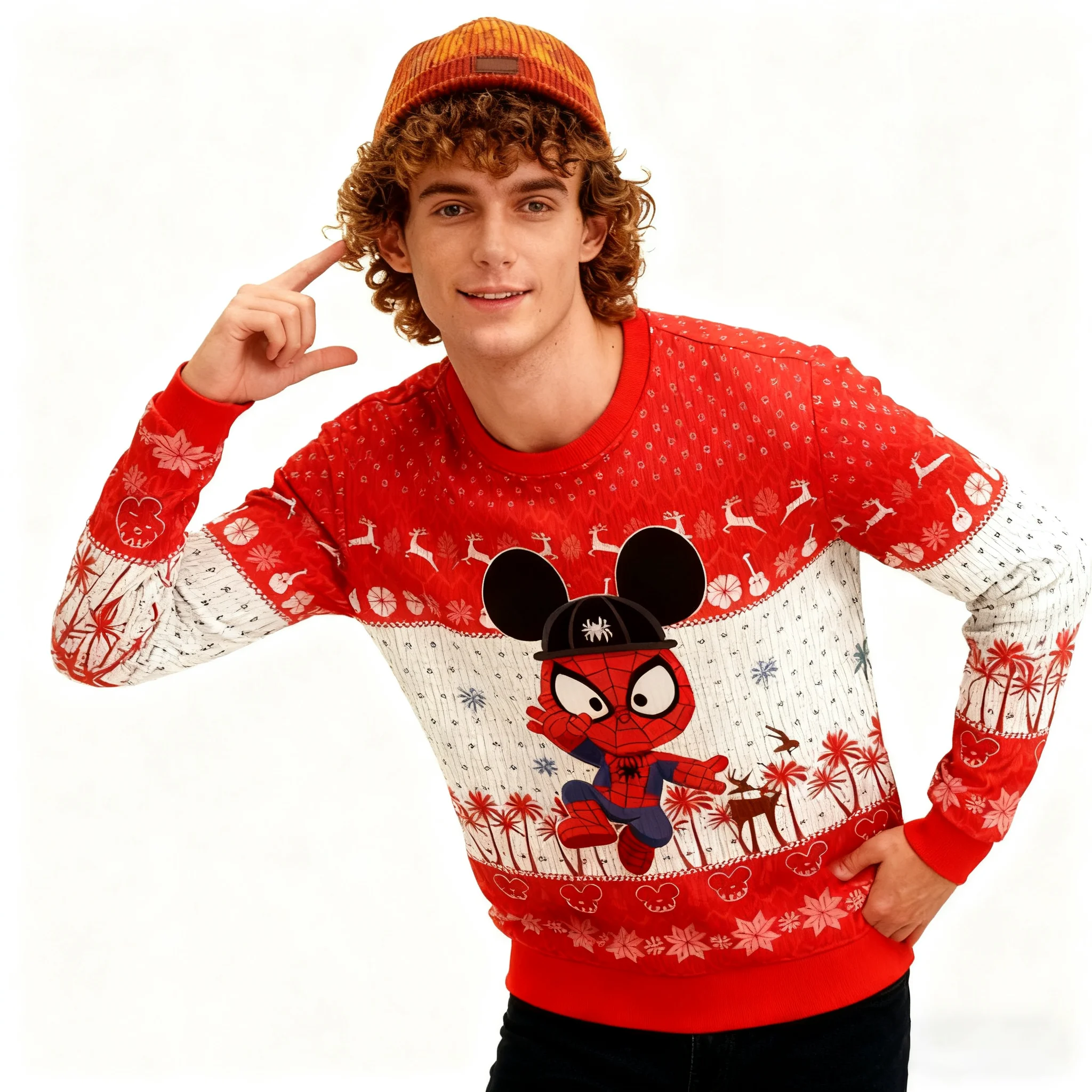 الرجل العنكبوت هالك كابتن أمريكا الرجل الحديدي مارفل خارقة Q نسخة المنتقمون شعار مفعم بالحيوية والإبداعية عيد الميلاد سترة قبيحة