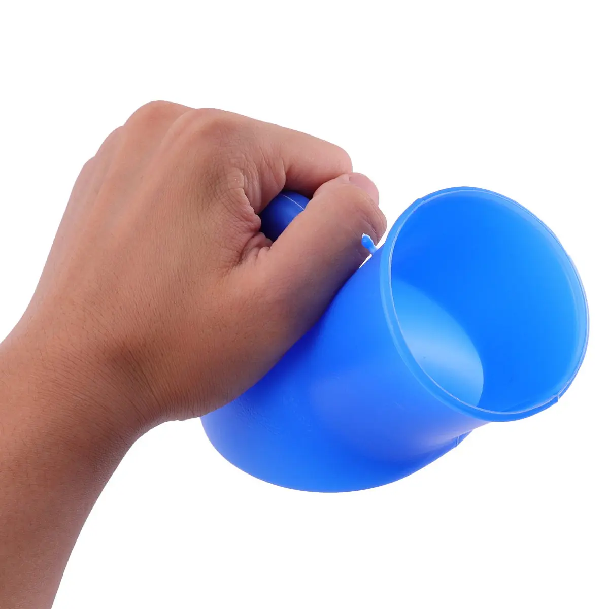 

1Set 2000Ml Plastic Urinal Bottle Large Capacity Compact Shape Portable for Hospital Home Travel Camping Men Women Blue