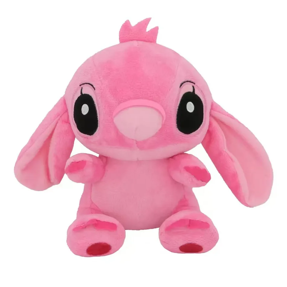 DISNEY Lilo & Stitch jouets en peluche rose Lilo bleu point peluche poupées pendentif jouets modèles mignon garçon fille cadeau d'anniversaire