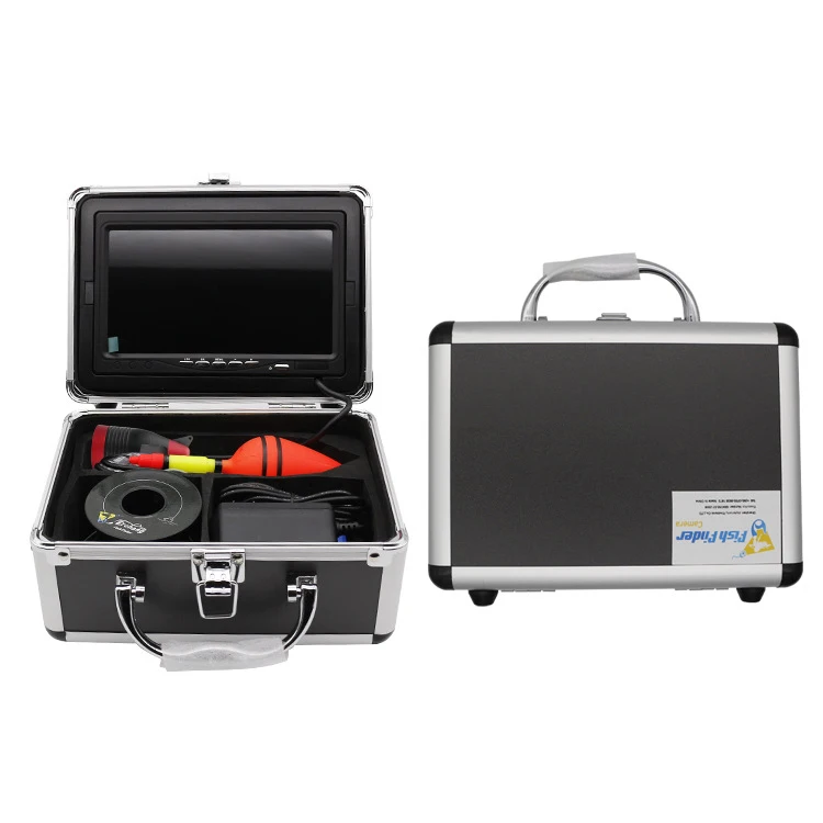 Visual  Underwater Fishing Video Camera System Kit 7 Inch 1280*720px With 12pcs Infrared Lamp White Light