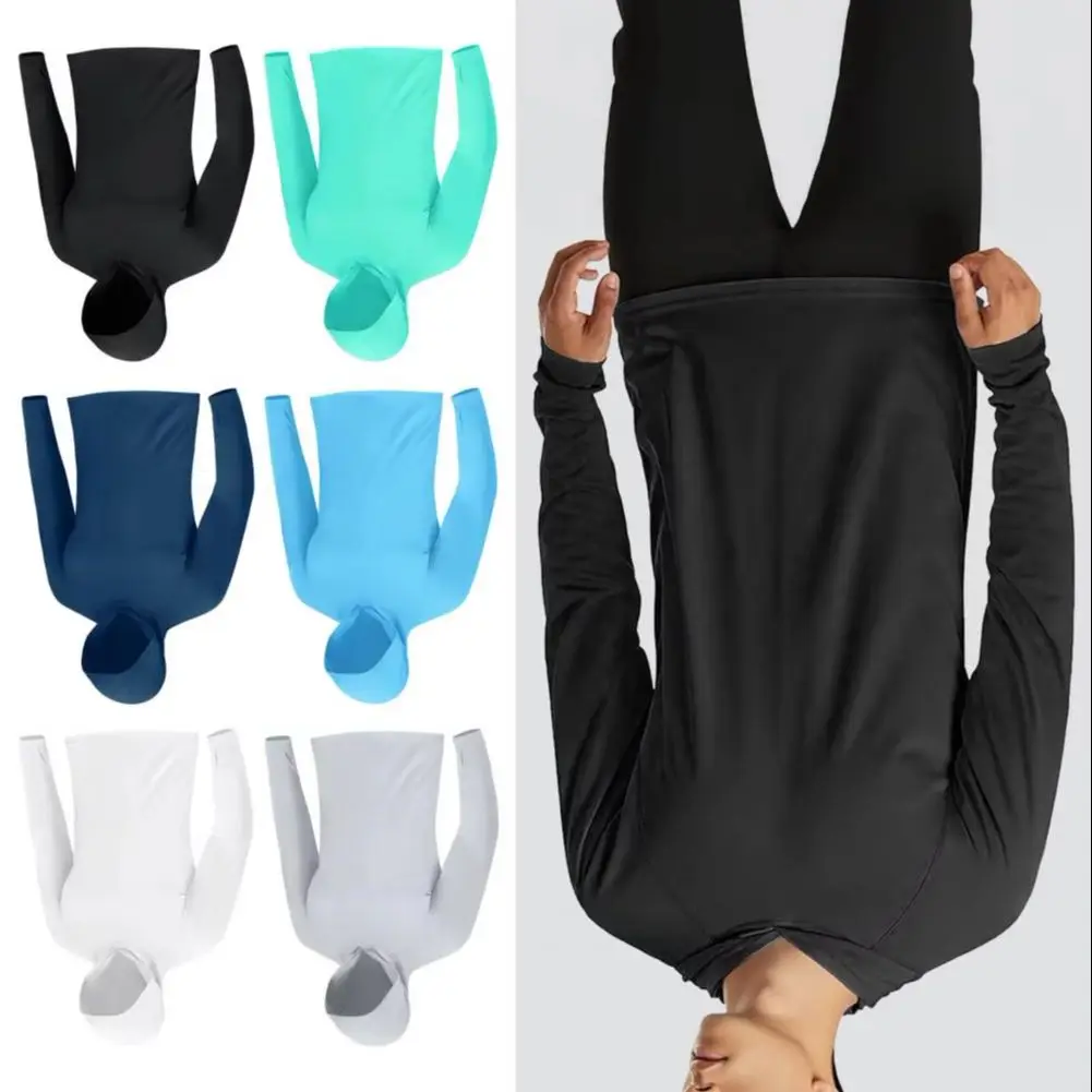 

Ice Silk Fabric Shirt Men Sun Protection Clothing Breathable UV Protection SPF 50 Hooded Hoodie Quick-Dry Outdoor Sports Tops